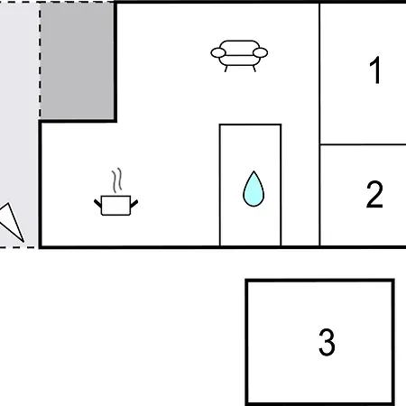 Three-bedroom In 別荘 Nordenbro Vesteregn