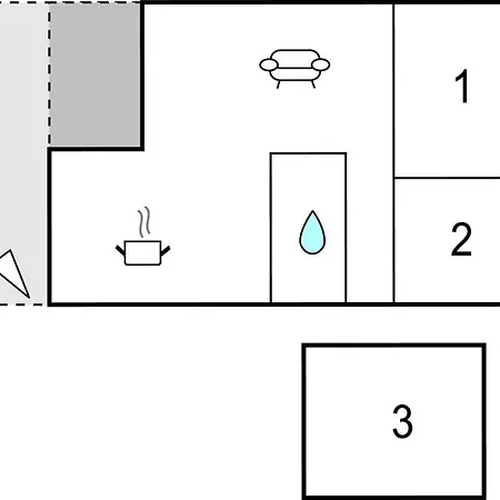 3 Bedroom Amazing Home In Humble Σπίτι διακοπών *
